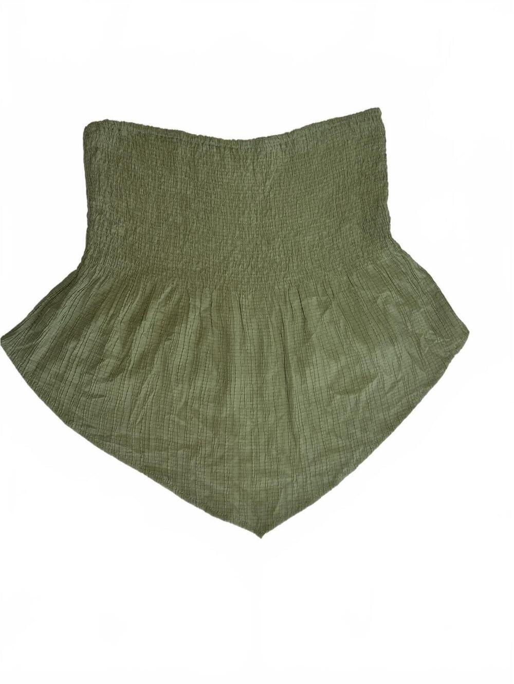 Shein NWT Olive Green  Smocked Tube top size large
